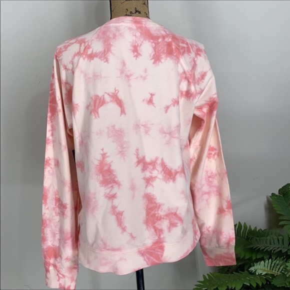Lucky Brand Tie Dyed Pink Sweatshirt - Picture 4 of 10